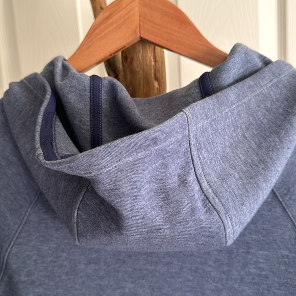 The North Face Wrapture Full Zip Hooded Jacket Performance Patriotic Blue Sz Med - Picture 3 of 10